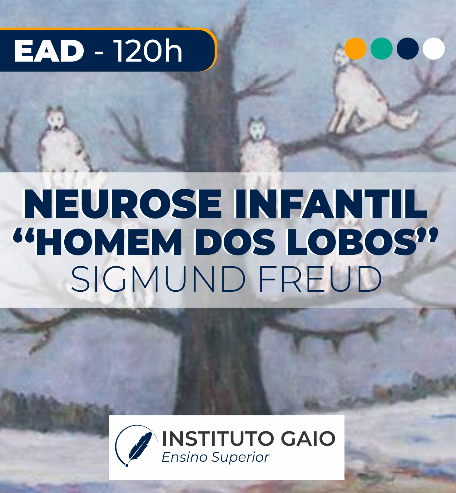 História de uma Neurose Infantil: O Homem dos Lobos: Sigmund Freud – 120h