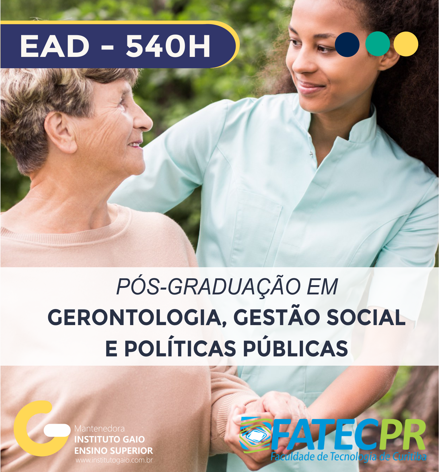Pós-graduação em Gerontologia, Gestão Social e Políticas Públicas – 540h – GGP1