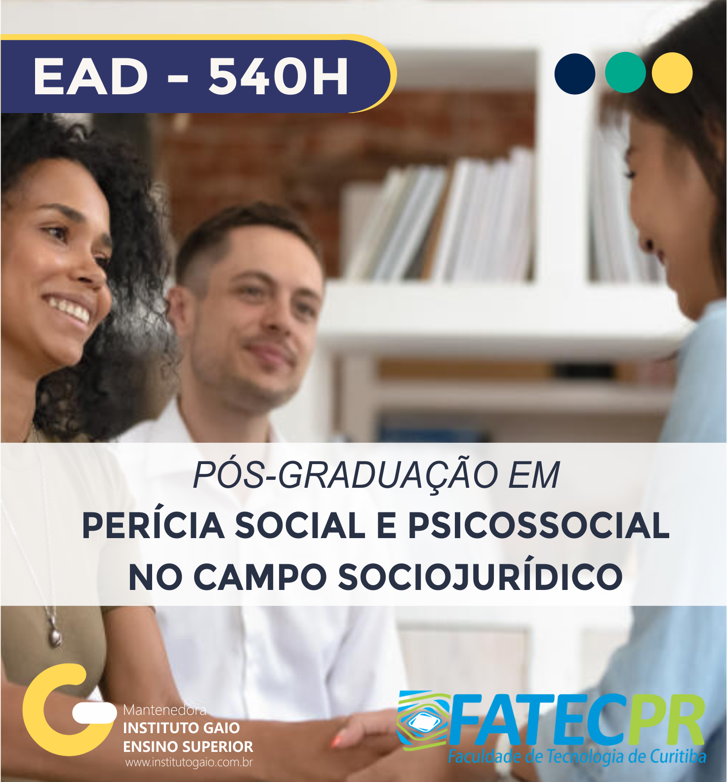 Pós-graduação em Perícia Social e Psicossocial no Campo Sociojurídico – 540h – SSO1