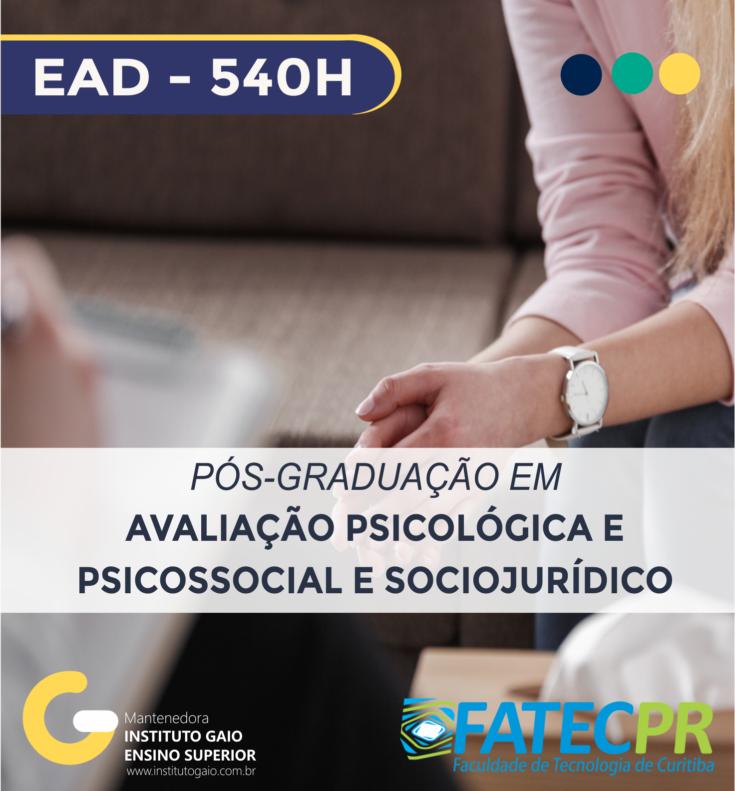 Pós-graduação em Avaliação Psicológica e Psicossocial e Sociojurídico – 540h – AVA1